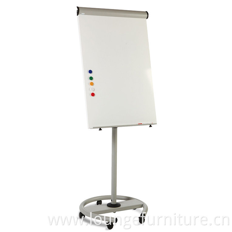 High quality metal movable writing board rack for meeting room